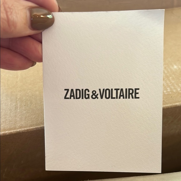 Zadig and Voltaire White and Silver Flash Ace Sneakers. - Picture 9 of 13